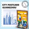 CHINA Guangzhou Stadt Postkarte Bausteine Wandbehang Kunst Malerei Kleine Partikel Montage Spielzeug Heimdekoration 596 Stück 49220