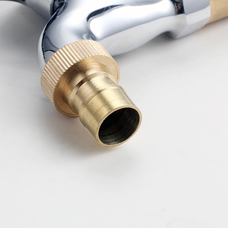 1Pc Brass Single Cold Water Wall Tap Garden Washing Machine Water Tap Basin Faucet Bibcock