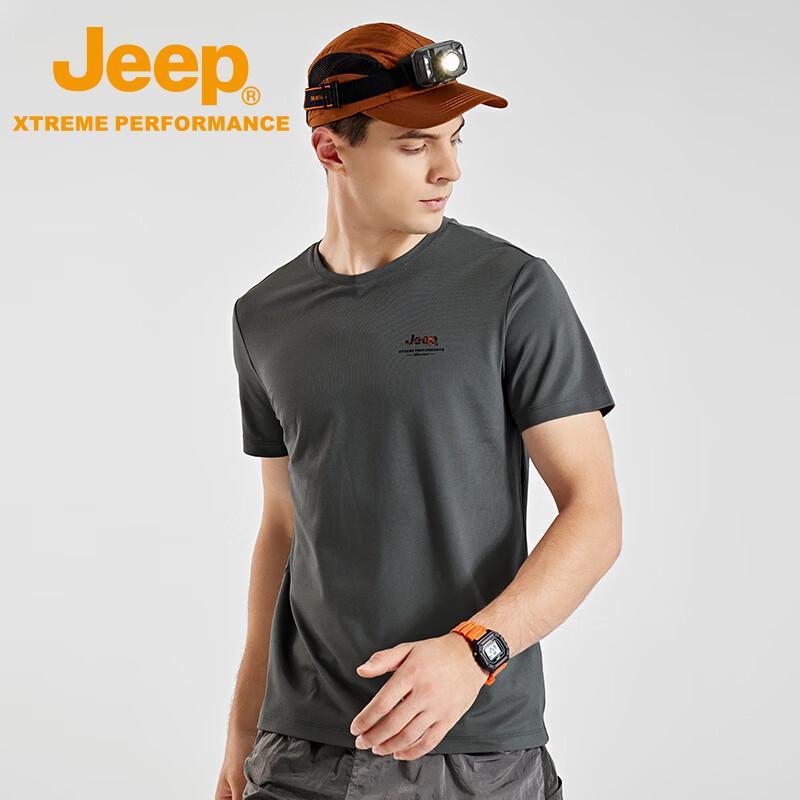 Jeep Men s Quick-Dry Round Neck T-Shirt XL