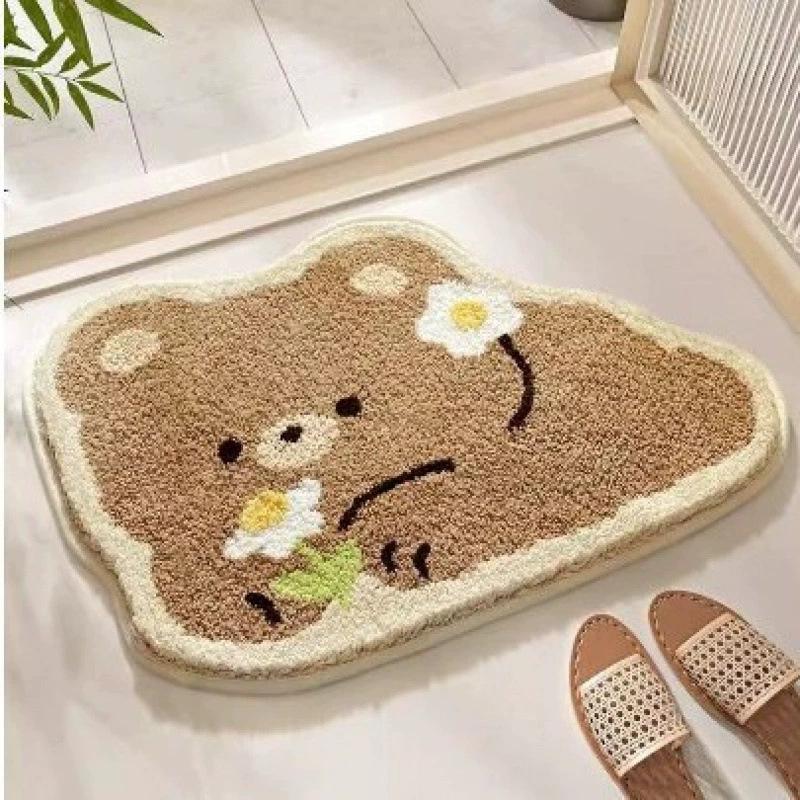 Cartoon Soft & Non-Slip Bathroom Foot Pad – Skin-Friendly, Wear-Resistant, Easy-Clean Rug