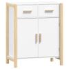 Sideboard White 62 x 38 x 75 cm Particleboard