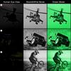 NVG10 Kopfmontiertes Nachtsicht-Monokular-Zielfernrohr WIfi Jagd Digitaler Helm Nachtsichtbrille mit 200m/656ft Sichtbereich