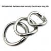 Stainless Steel Curved Locking Ring Heavy Duty Penis Bondage Cock Ring Metal Scrotum Stretcher Male Delayed Ejaculation Sex Toys