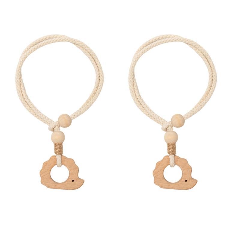 

2Pcs Curtain Tieback Animals Window Curtain Bind Holdback Buckles Rope Drapery Holders Decorative Curtain Holdbacks