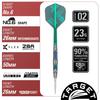 Target Japan KAZE ZERO 02 90% Tungsten Steel Tip Darts Set 23g K-Flex No.6 Flights Swiss Storm Tip 26mm & LNC Tip 30mm Barrel Length 50mm