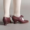 New Hollow Out High Heels Lace Up Plus Size Women's Casual Shoes