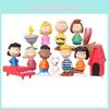 12-delige Snoopy Taarttopper Set Versier Je Feest Met De Peanuts Bende!