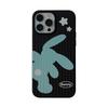 The minimalist rabbit phone case is suitable for iPhone 13, iPhone 15, iPhone 16 Pro Max