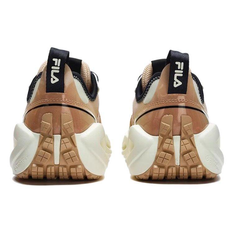 FILA Crypto Mesh Comfortable Lightweight Low-Top Casual Shoes Women sneaker Beige White F12W313101FBV