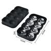 6-Cavity Large Silicone Ice Cube Tray - Easy Release & Quick Freeze Ice Ball Mold