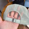 Short Brim Baseball Cap Letter Embroidery Two Tone Color Block Quick Dry Fabric Unisex Breathable Hat for Casual Running Sports