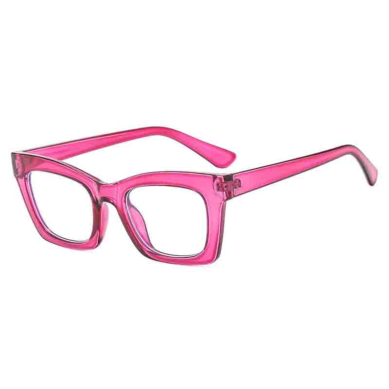 Eyeglasses Cat Eye Blue Light Glasses Reading Glasses Square Frame Optical Glasses For Sexy Ladies Trendy Myopia Men