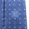 Vynikající kravata LOUIS VUITTON Cravat Dots Monogram Běžná kravata Námořnická modrá hedvábí pánská M75979 Použitá
