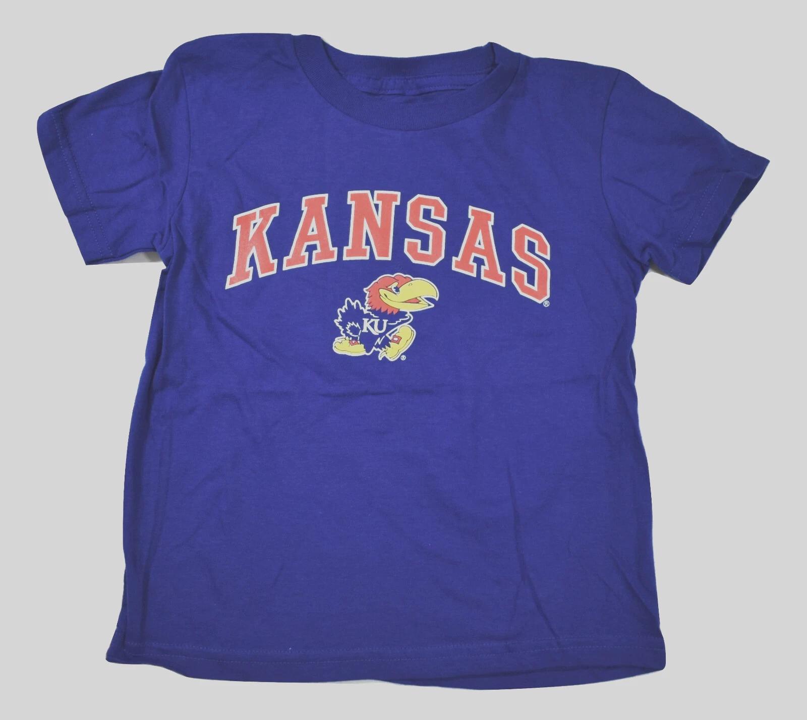 Gen 2 Little Boys Kansas Jayhawks Blue Shirt New Small (4) 4XL
