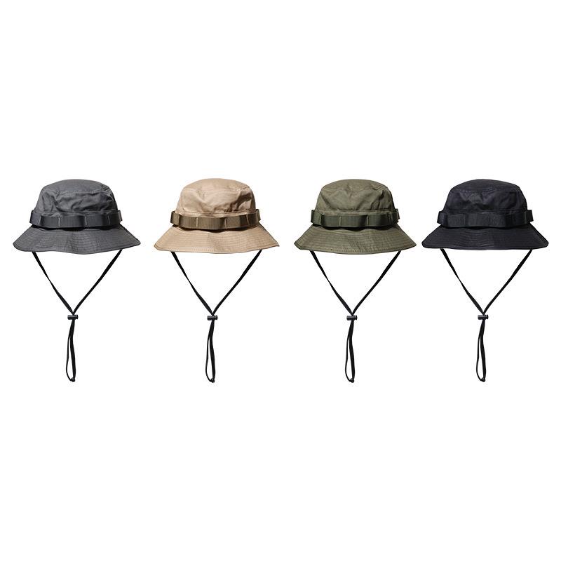 

Unisex Japanese Style Retro Bucket Hat - Large Head Circumference, Autumn/Winter Trendy Streetwear with Drawstring Adjustable зелений