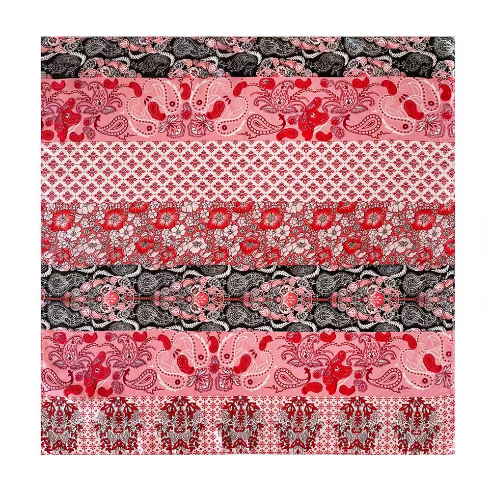 90cm Trendy Paisley Silk-Style Headscarf for Women - European American Design