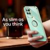 Luxury Plating Gold Frame Phone Case On For Oppo Realme 8 Pro 4g Realme8 8pro Soft Silicone Tpu Back Cover