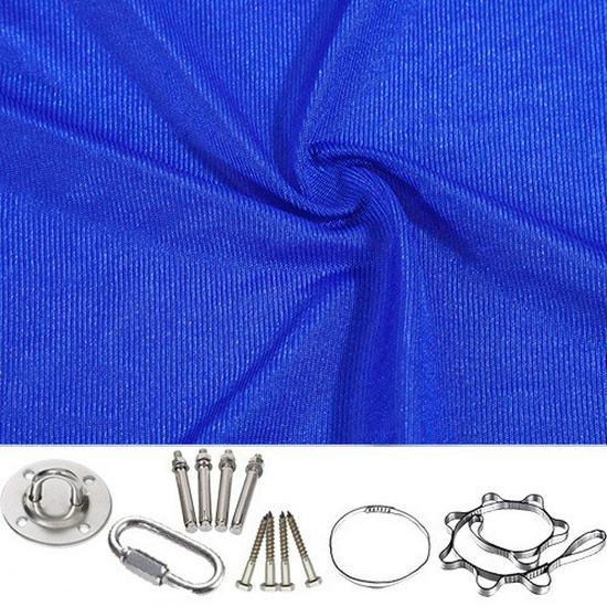 Elastic Sensory Swing: Indoor Hammock for Kids & Adults with Fixed Link Ring, Double Layer.