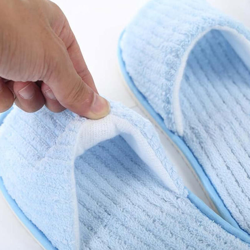 

Замшевые комнатные тапочки/домашняя обувь для снижения шума между этажами Suede indoor slippers blue