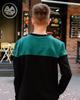 Boys’ Sweatshirt – Stylish Two-Tone Double-Knit Fabric, Comfortable Fit, Any Season, 6387-057 HC