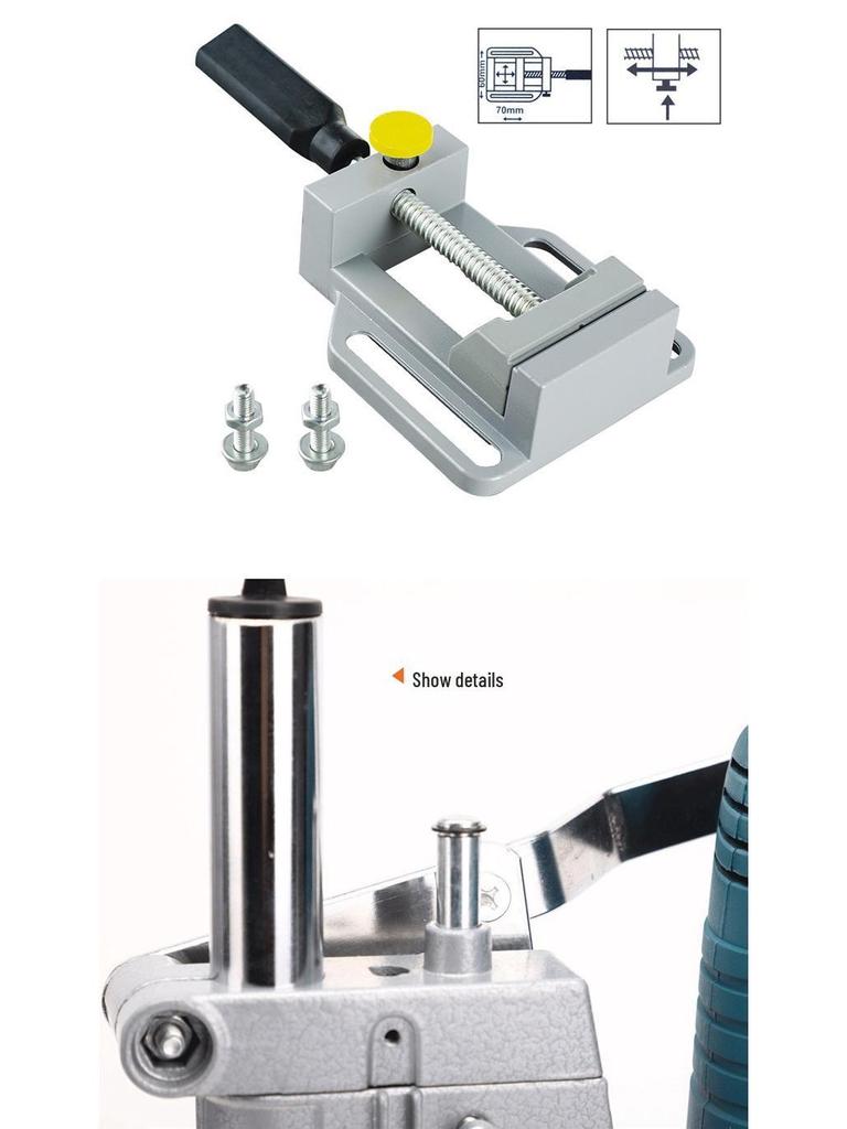 Multi-Function Hand Drill & Angle Grinder Stand for Bench