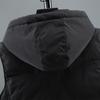 Plus Size L-7XL Winter Men's Sleeveless Jackets Hooded Casual Thick Warm Vest Man Outerwears