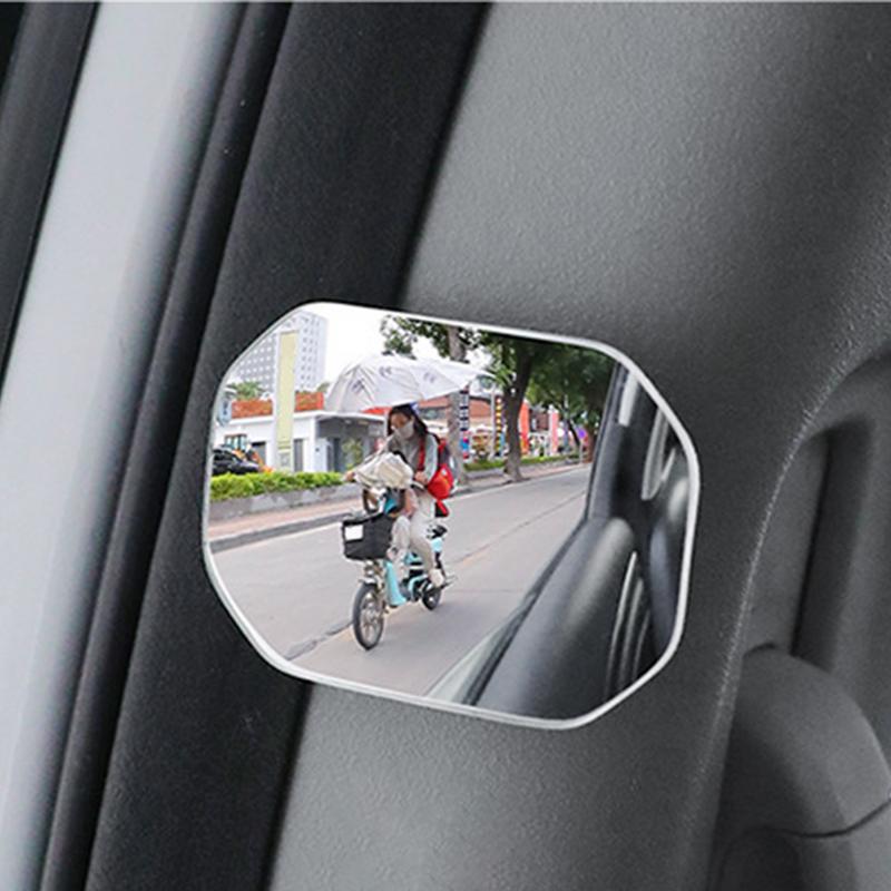 Rearview Blindspot Glass 360Degree High Definition Car Glass Blindspot Eliminator Wide Angle Adjustable Car Accessories For SUVs