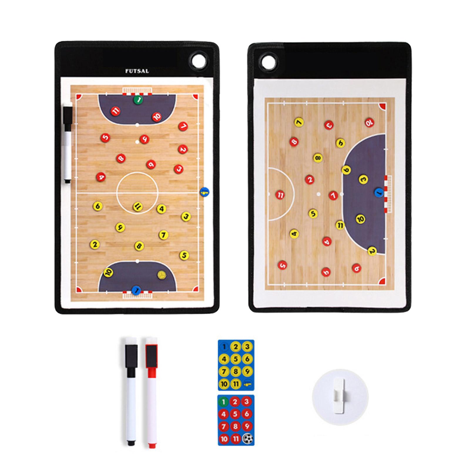 

Планшет для тренеров по баскетболу с маркером для сухого стирания и магнитами. Доска для стирания баскетбольных маркеров для тренеров по футболу и спорту. E