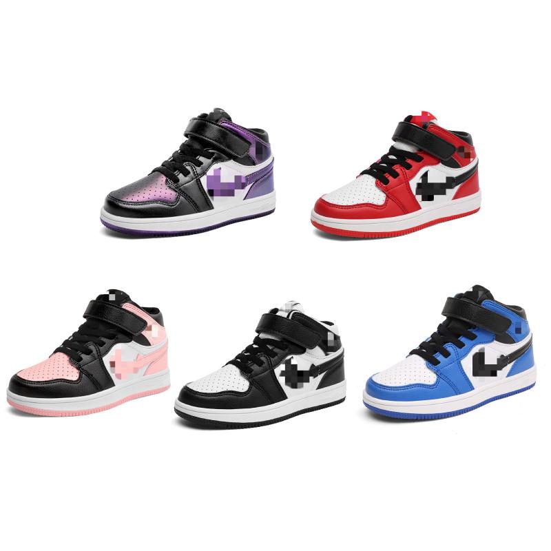 Stilvolle Atmungsaktive Kinder Basketballschuhe Aj1 High Top Sneakers Für Jungen Und Mädchen In Lebhaften Farben