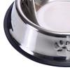 Stainless Steel Non-Slip Pet Bowl - Drop-Resistant with Paw Print Design, Available In Multiple Sizes