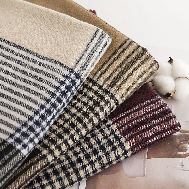 2024 Damen Business Pendler Imitatkashmir Schal Modestil Einfacher Und Vielseitiger Schal, Warmer Und Kältebeständiger Schal