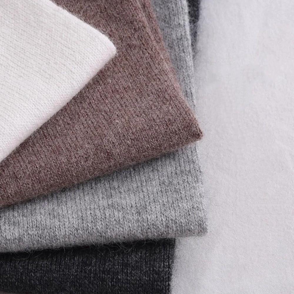 Soft Windproof Winter Neck Gaiter Cold-proof Solid Color Tube Scarf Neck Protection Cashmere Winter Scarf Men And Women