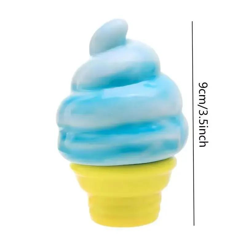 Needoh Schylling Sensory Squeeze Toy Ice Cream Color Squishy Stress Relief Fidget Toys Children Adults Collectable Festivalgifts