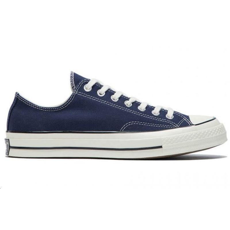 Converse Chuck 70 Chuck Taylor All Star Three-Star Casual Abrasion Resistant Waterproof Low-Top Canvas Shoes Unisex Dark Blue