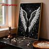 DIY The Wings of An Angel Pearl Art Painting for Adults/Beginners Gift Home Decor Pearl Gem Paintings Picture Arts Craft 30x40cm Without Frame