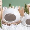 Creative Hamster Ceramic Nest Ceramics Hut Ceramics Hamster House Hamster Bed  Cage Accessory