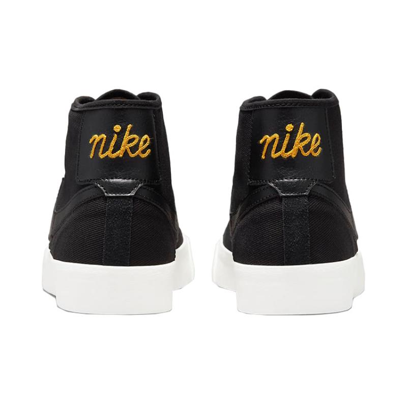 Nike Sb Blzr Court Mid Premium Black White Skateboard Shoes DH7479-001