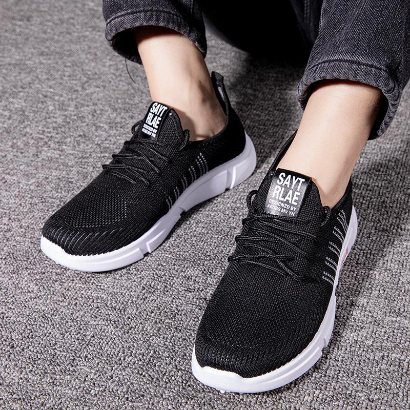 Mens Slip On Walking Shoes Lightweight Breathable Non Slip Running Shoes Comfortable Fashion Casual Sneakers for Men Lace-Up Athletic Shoes