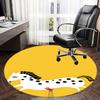 Creative Horse Design Chair Mat   Round Carpet for Home Decor, Office Use, Living Room, Bedroom, Gift Idea0275b