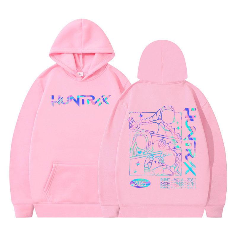 Girl Dinner Demon Hunters 2025 Graphic Hoodies Men Women Fashion Oversized Hip-hop Loose Casual Aesthetic Harajuku Sweatshirts