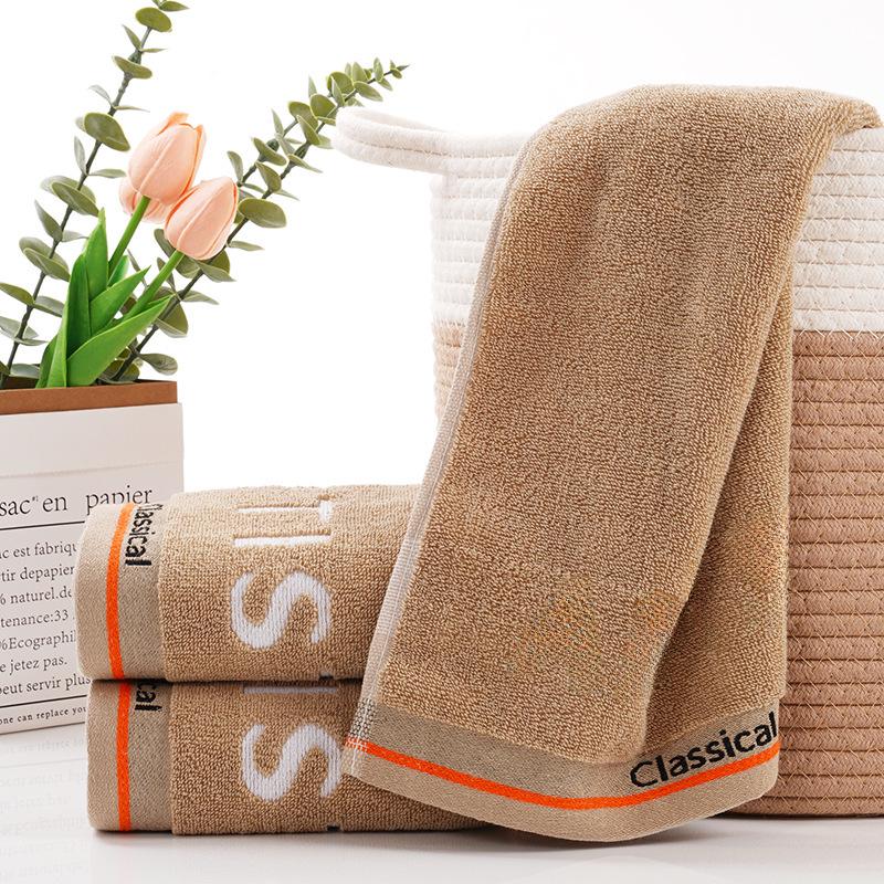 

Премиальное хлопковое полотенце для лица Gaoyang - Впитывающее, без полиэстера, идеально для дома, подарок класса А 34x74