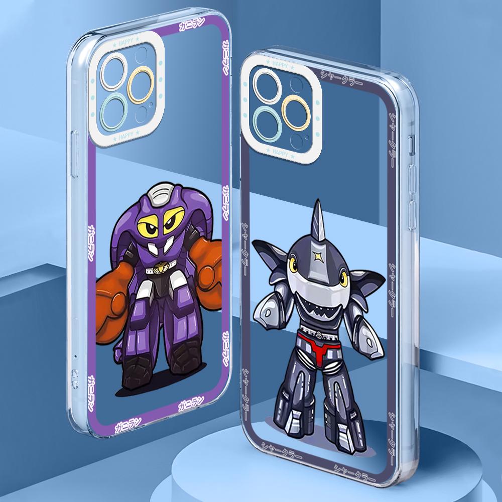 Shockproof Cartoon Astronaut Crystal Case Full Cover Camera Protection Transparent Soft Phone Casing for OPPO Reno Realme OnePlus