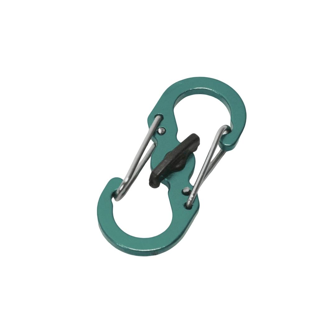 Zipper Clips Theft Camping Carabiner with Lock S Type Keychain Hook -Theft for Backpacks, Purses