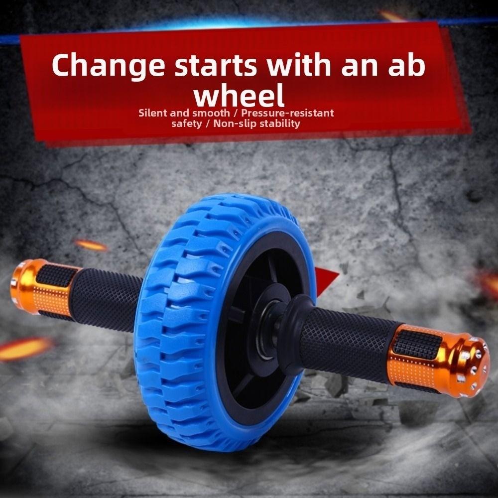 Ergonomic Grip Ab Roller Wheel Strong Load Bearing Abdominal Exercise Wheel  Beginners