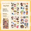 ZABC Fantasy Land Animal Stickers - 4 Cute Styles for Journal Decoration