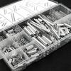 200Pcs/set Spring Assortment Kit 20 Sizes Galvanized Steel Compression Springs Mechanical Extension Springs Set for Home Repairs