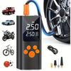 150PSI Cordless Tire Inflator Portable Tire Inflator, 150PSI Cordless Air Compressor with Digital Gauge & LED Light, USB Rechargeable, Fast Inflation