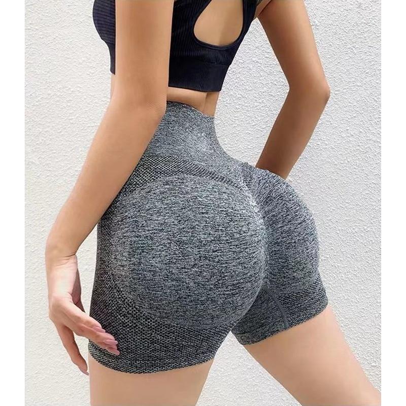 4 Pairs Yoga Shorts for Women, Multicolor, Comfort Stretch, Athletic Training, Breathable Quick-Dry, Assorted Colors