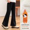 Girls' Winter Thermal Flared Pants
