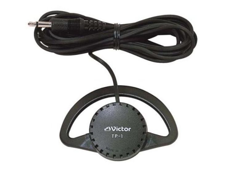 

JVC TP-1GR Открытые наушники ТВ Телефон Ушной крючок 3 м Серый